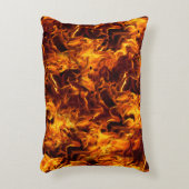 火と炎のパターン アクセントクッション (正面(垂直))