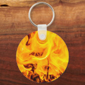 火と炎のパターン キーホルダー (正面)
