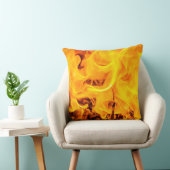 火と炎のパターン クッション (椅子)