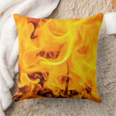 火と炎のパターン クッション (ブランケット)
