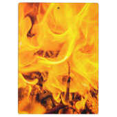 火と炎のパターン クリップボード (裏面)