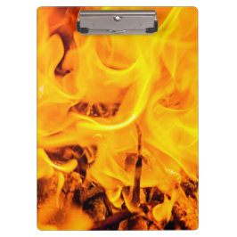 火と炎のパターン クリップボード