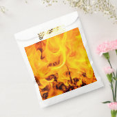 火と炎のパターン フェイバーバッグ (封をした状態)