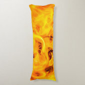 火と炎のパターン ボディピロー (正面縦)