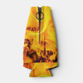 火と炎のパターン ボトルクーラー (裏面)