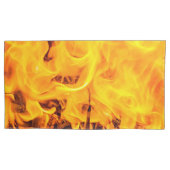 火と炎のパターン 枕カバー (正面左)