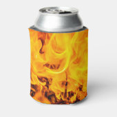 火と炎のパターン 缶クーラー (缶裏面)