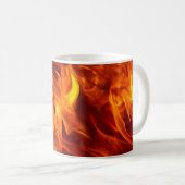 火と炎の燃える炎のギフトアイテム コーヒーマグカップ (正面右)