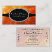 火と炎 名刺 (正面/裏面)