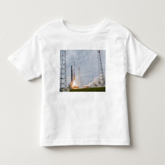 火と煙は離陸を示す トドラーTシャツ (正面)