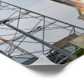 火と煙は離陸を示す ポスター (角)