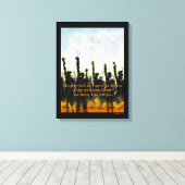 火と煙 キャンバスプリント (インサイチュ (ウッドフロア))