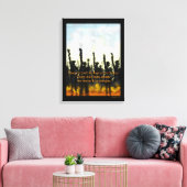 火と煙 キャンバスプリント (インサイチュ (リビング))