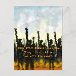 火と煙 シーズンポストカード