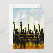 火と煙 シーズンポストカード (正面/裏面)