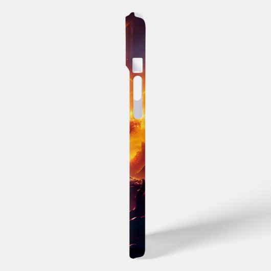 火と硫黄の風景2 Case-Mate iPhoneケース (裏面 / 左)