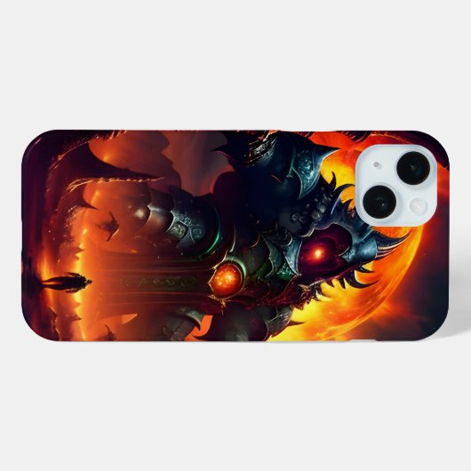 火と硫黄の風景3 Case-Mate iPhoneケース (裏面 (横))