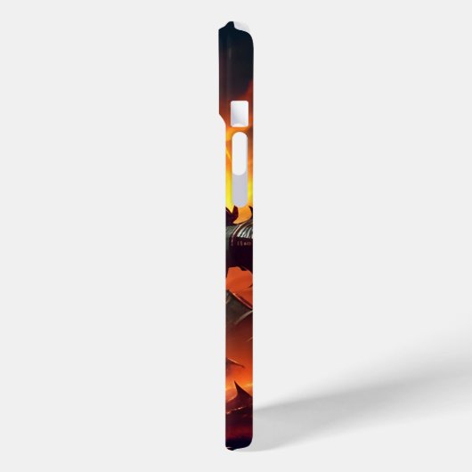 火と硫黄の風景3 Case-Mate iPhoneケース (裏面 / 左)