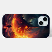 火と硫黄の風景4 Case-Mate iPhoneケース (裏面 (横))