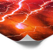 火と硫黄 ポスター (角)