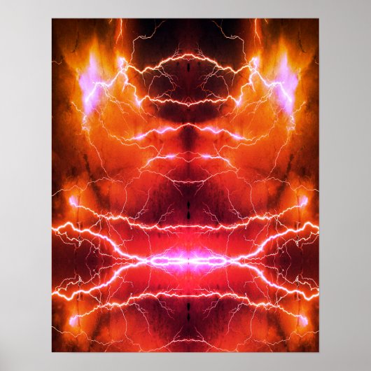 火と硫黄 ポスター (正面)