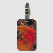 火と美しいの荷物タグ ラゲッジタグ (正面縦)