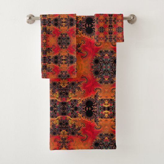 火と美しいバスタオルセット バスタオルセット (インサイチュ)