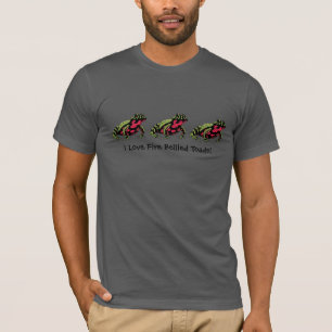 火によって膨らまされるヒキガエル愛 Tシャツ