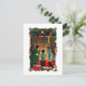 火によるクリスマスイブ シーズンポストカード (スタンド正面)