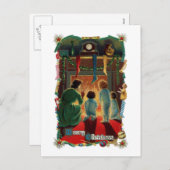 火によるクリスマスイブ シーズンポストカード (正面/裏面)