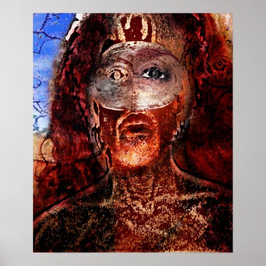 火に焼きつく ポスター (正面)