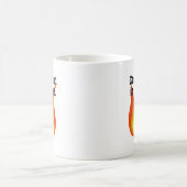 火に立てないで下さい コーヒーマグカップ (中央)