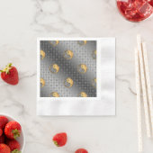 火のうさぎの年 縁ありカクテルナプキン (インサイチュ)