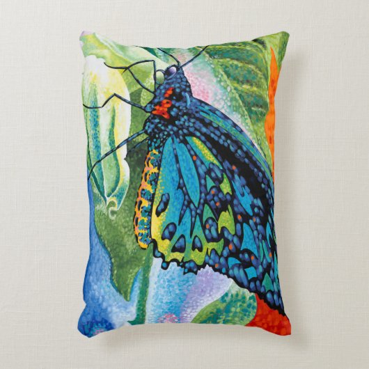 火のついた蝶II アクセントクッション (正面(垂直))