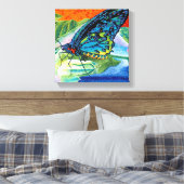 火のついた蝶II キャンバスプリント (インサイチュ (寝室))