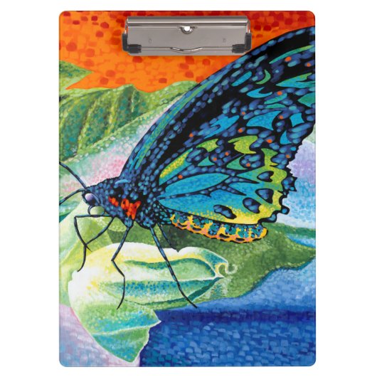 火のついた蝶II クリップボード (正面)