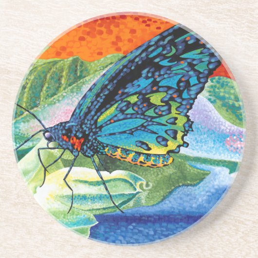 火のついた蝶II コースター (正面)