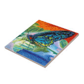 火のついた蝶II タイル (側面)