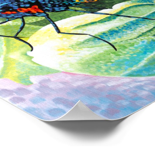 火のついた蝶II ポスター (角)