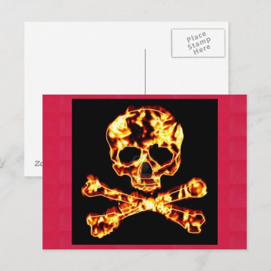 火のどくろ印 ポストカード (正面/裏面)