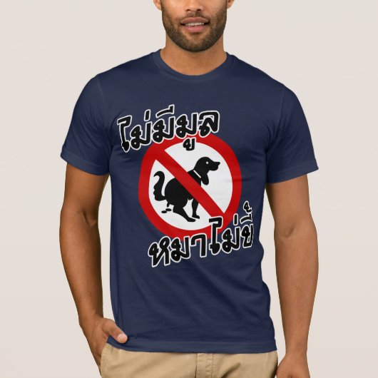 火のない煙なし♦タイ語♦ Tシャツ (正面)