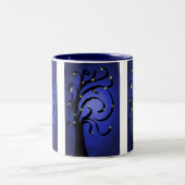 火のはえの木 ツートーンマグカップ (中央)