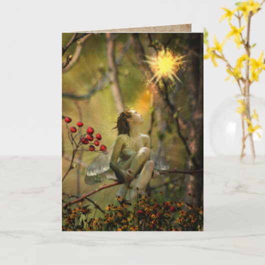 火のはえ カード (黄色い花)