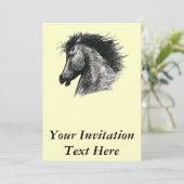 火のような野生の馬 招待状 (スタンド正面)