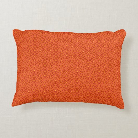 火のアーチ型アクセント枕 アクセントクッション (裏面)