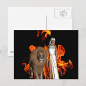 火のウォーク ポストカード (正面/裏面)