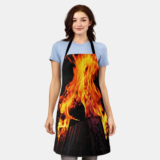 火のエプロン エプロン (着用した状態)