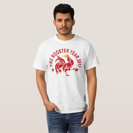 火のオンドリ年2017年。.png tシャツ (正面フル)