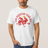 火のオンドリ年2017年。.png tシャツ (正面)