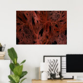 火のクモ ポスター (ホームオフィス)